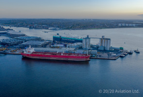 Nave Andromeda alongside at Southampton